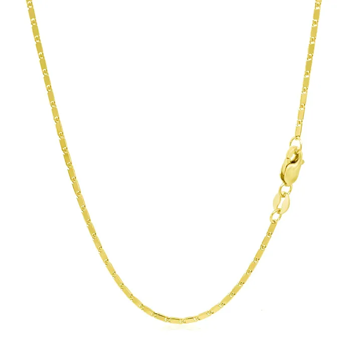14k Yellow Gold Lumina Pendant Chain 10mm MayaMila Necklaces