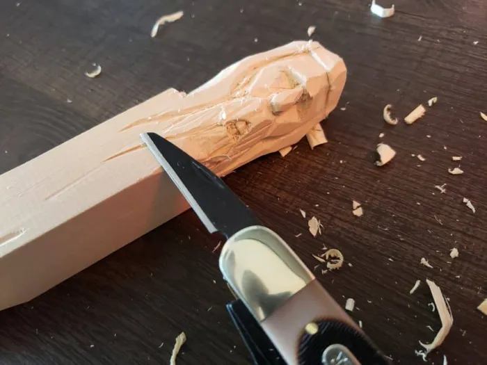 OLD TIMER Earrings WHITTLING KNIFE