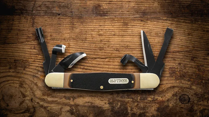OLD TIMER Earrings WHITTLING KNIFE