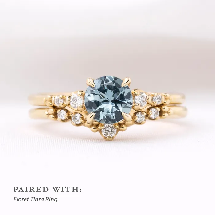 Rings Estel Fleur Four Prongs Ring 101ct Light Blue Montana Sapphire 14k Yellow Gold One of a kind Envero Jewelry Rings Estel Fleur Four Prongs Ring 101ct Light Blue Montana Sapphire 14k Yellow Gold One of a kind Envero Jewelry