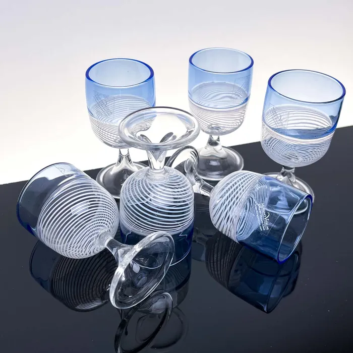 Earrings De Mio Foscarini Liqueur Glasses set of six Murano Glass