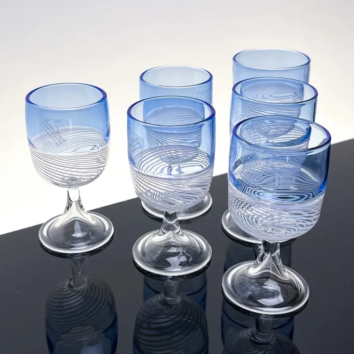 Earrings De Mio Foscarini Liqueur Glasses set of six Murano Glass