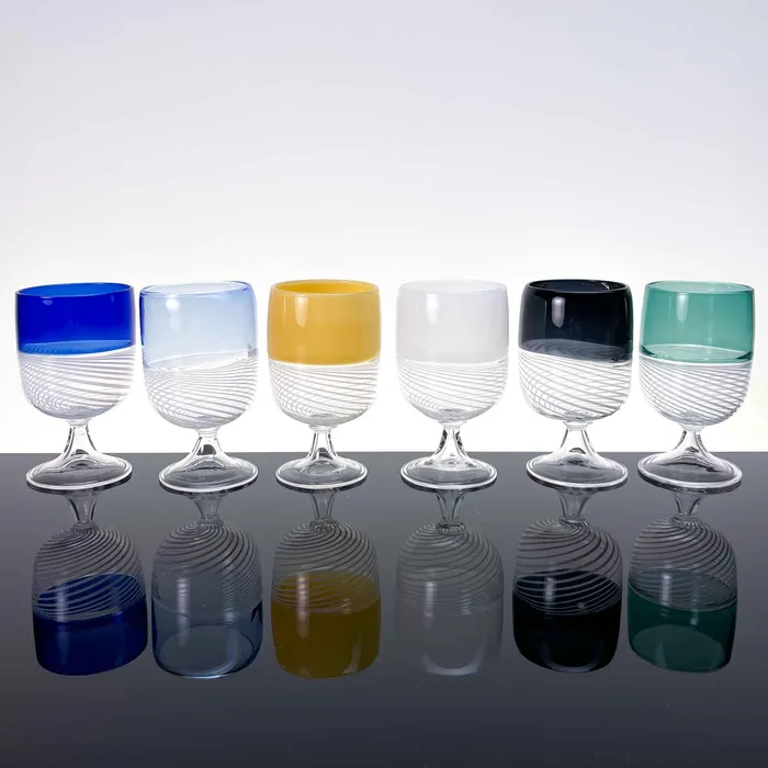 Earrings De Mio Foscarini Liqueur Glasses set of six Murano Glass