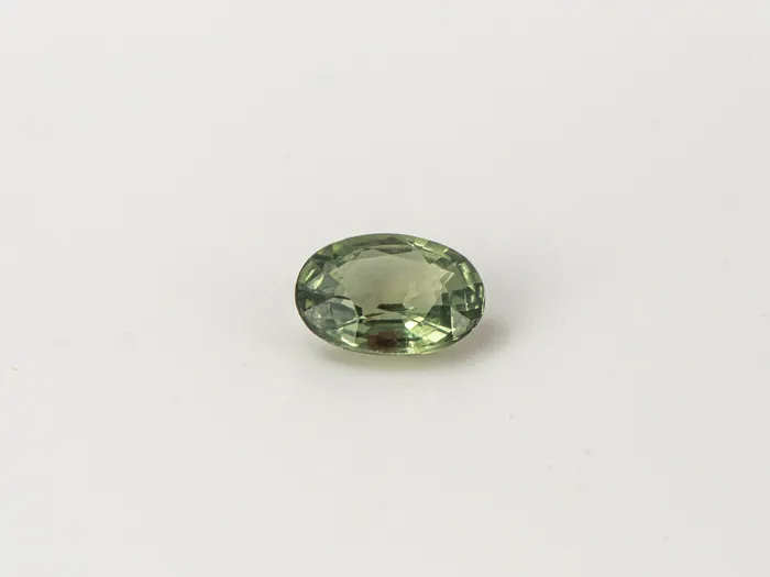 Rings Sapheena Jewelry Maia 10 Ct Oval Cut Halo Natural Green Sapphire Engagement Ring