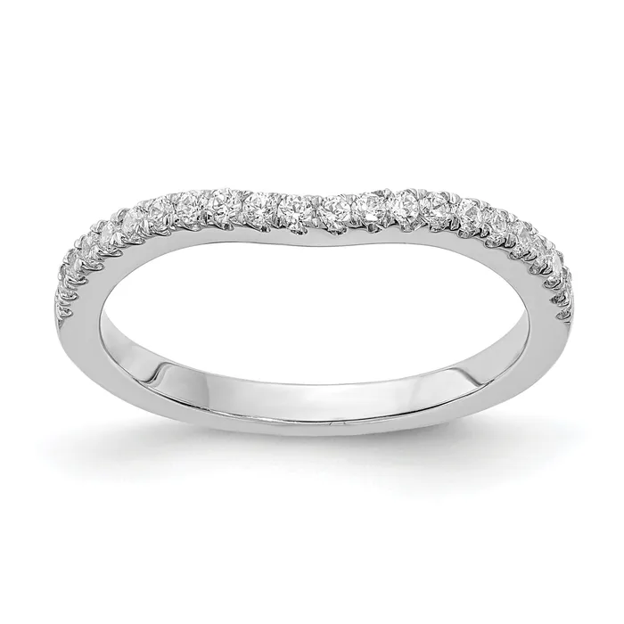 015ct CZ Solid Real 14k White Gold Wed Wedding Band Ring VS quality Goldia Rings 015ct CZ Solid Real 14k White Gold Wed Wedding Band Ring VS quality Goldia Rings