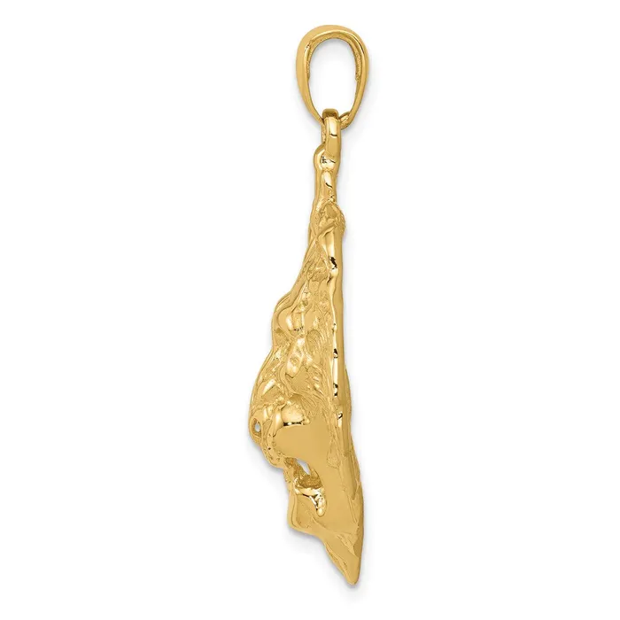 14k Yellow Gold Lion Charm Goldia Charm Necklaces