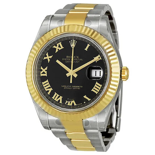 Bracelets Original Rolex Datejust II Black Dial Stainless steel and 18K Yellow Gold Oyster Bracelet Automatic Mens Watch 116333BKGRO JMS always Bracelets Original Rolex Datejust II Black Dial Stainless steel and 18K Yellow Gold Oyster Bracelet Automatic Mens Watch 116333BKGRO JMS always