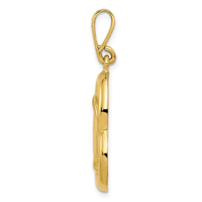 Charm Necklaces 14k Yellow Gold Pretzel Charm Goldia