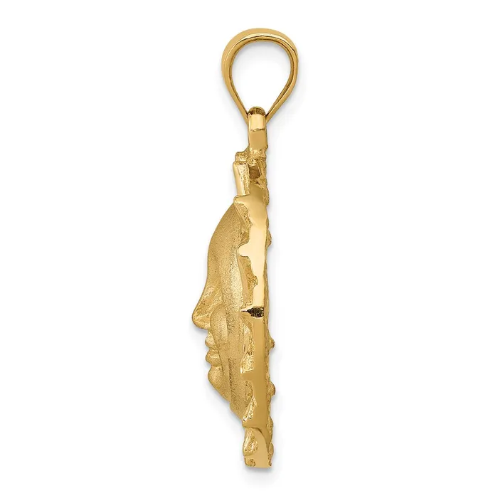 Charm Necklaces Goldia 14k Yellow Gold Sun Charm
