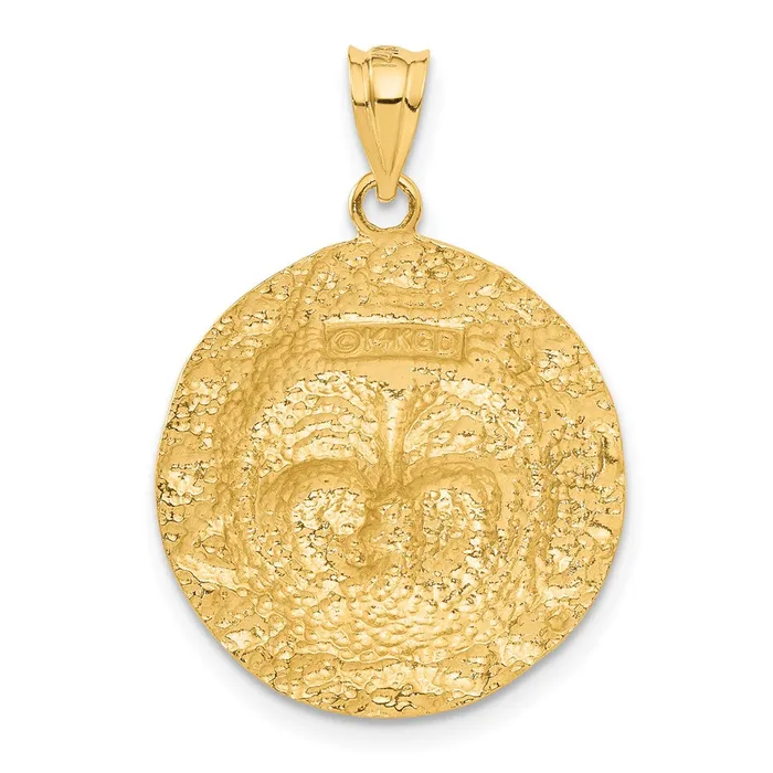 Charm Necklaces Goldia 14k Yellow Gold Sun Charm