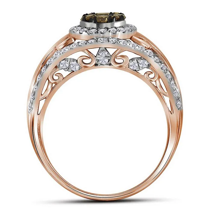 gndatlanta Rings 100CTWDiamond FASHION BROWN RING