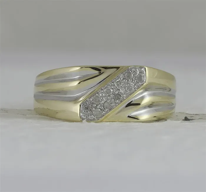 gndatlanta Rings 10k Yellow Gold Round Diamond Band Ring 110 Cttw