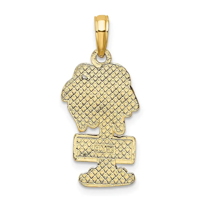 Goldia Charm Necklaces 14k Yellow Gold SAINT AUGUSTINE Palm Tree Charm