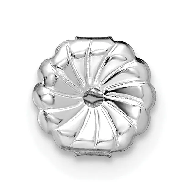 Goldia Earrings 14k White Gold 2 ctw Lab Grown Diamond VSSI G Cushion 4 Prong Heavy Wt Stud Earrings