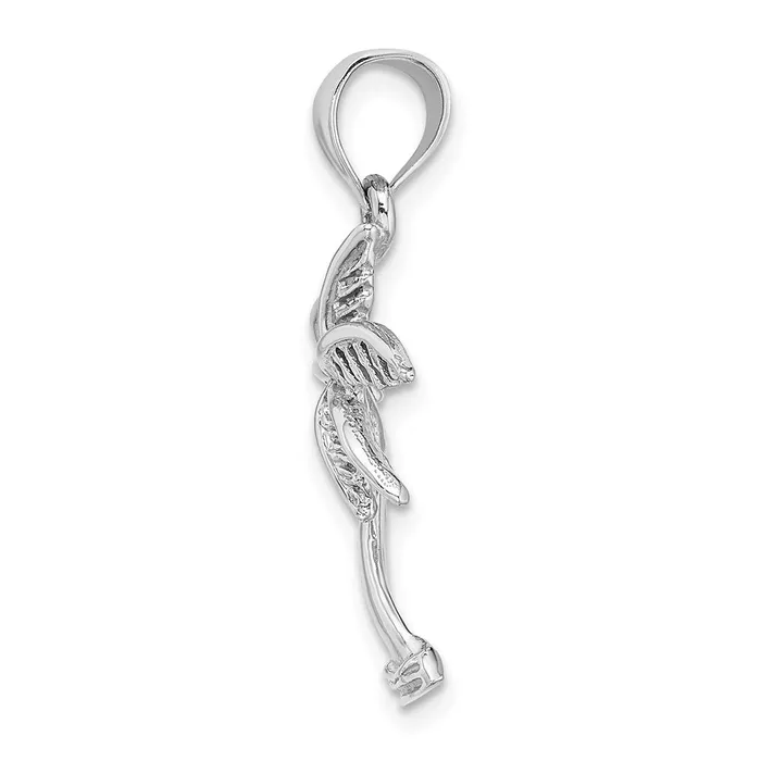 Goldia Necklaces 14k White Gold Palm Tree Pendant