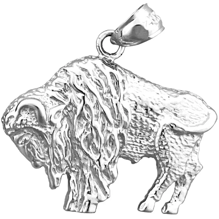 Goldia PreStyled Sets 14K Gold American Bison Pendant
