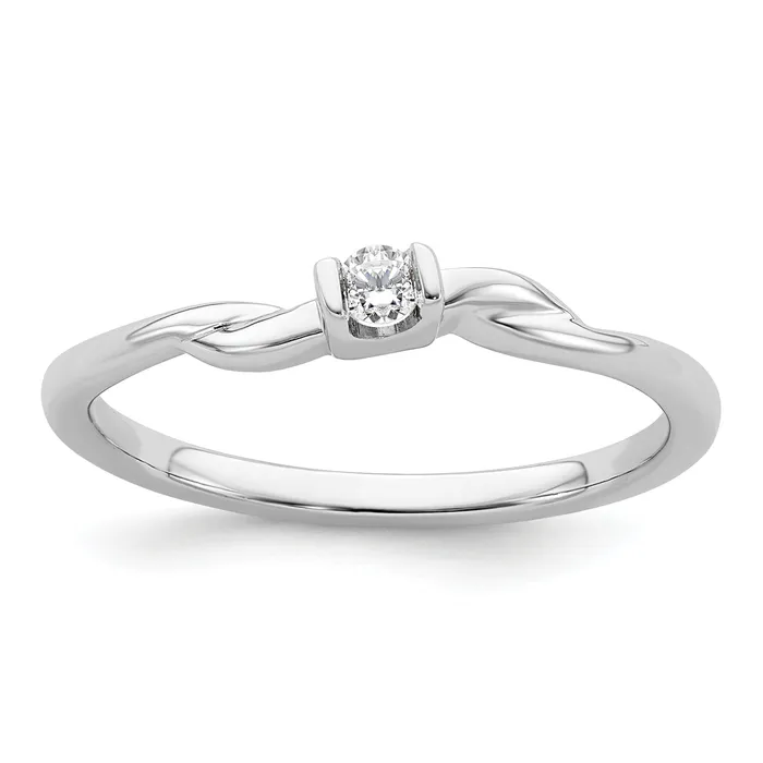 Goldia Rings First Promise 14k White Gold 115 Ct Lab Grown Diamond VSSI G Petite Engagement Ring Goldia Rings First Promise 14k White Gold 115 Ct Lab Grown Diamond VSSI G Petite Engagement Ring