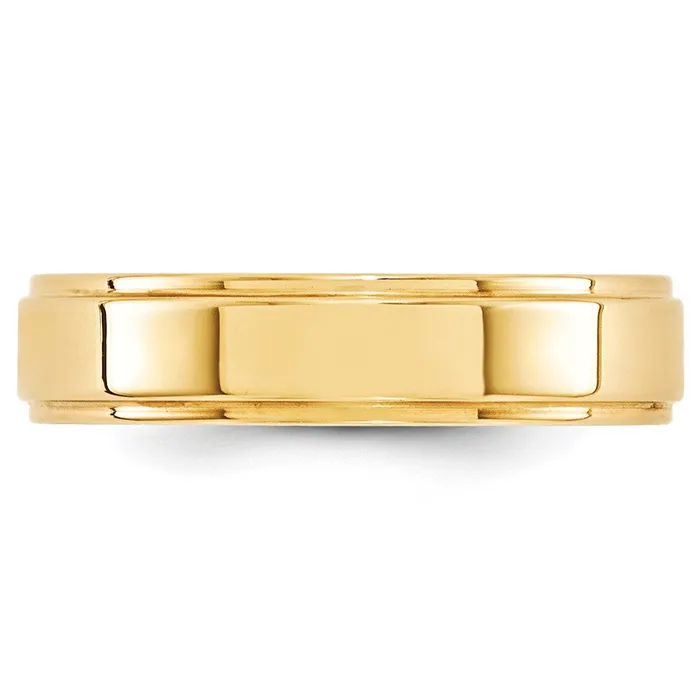 Goldia Rings Solid 10K Yellow Gold 5mm Flat with Step Edge MensWomens Wedding Band Ring Size 9 Goldia Rings Solid 10K Yellow Gold 5mm Flat with Step Edge MensWomens Wedding Band Ring Size 9