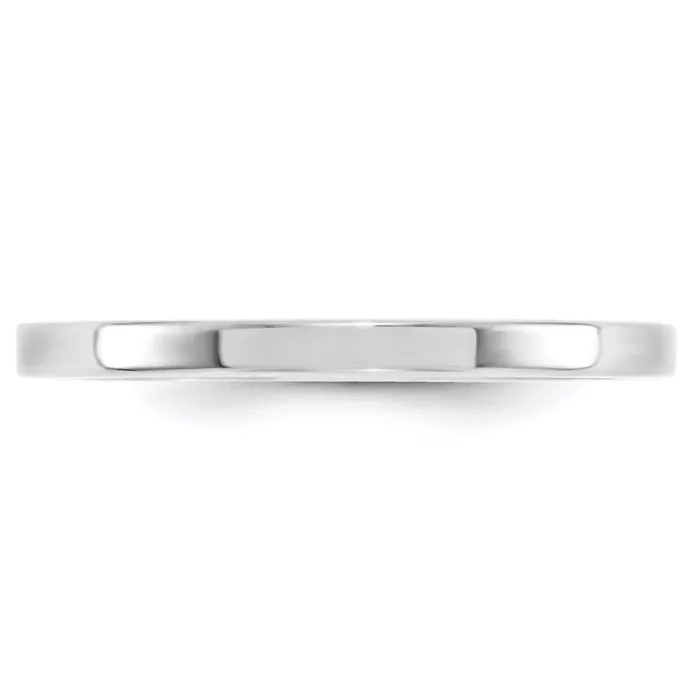 Goldia Rings Solid 14K White Gold 2mm Standard Flat Comfort Fit MensWomens Wedding Band Ring Size 95 Goldia Rings Solid 14K White Gold 2mm Standard Flat Comfort Fit MensWomens Wedding Band Ring Size 95
