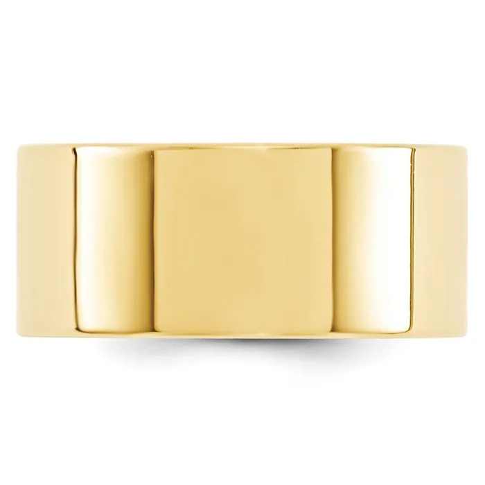 Goldia Rings Solid 14K Yellow Gold 10mm Standard Flat Comfort Fit MensWomens Wedding Band Ring Size 135 Goldia Rings Solid 14K Yellow Gold 10mm Standard Flat Comfort Fit MensWomens Wedding Band Ring Size 135