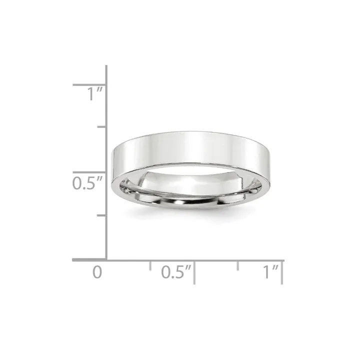 Goldia Rings Solid 18K White Gold 5mm Standard Flat Comfort Fit MensWomens Wedding Band Ring Size 13 Goldia Rings Solid 18K White Gold 5mm Standard Flat Comfort Fit MensWomens Wedding Band Ring Size 13