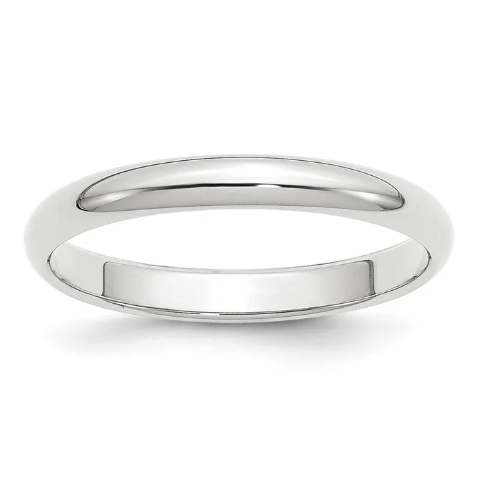 Goldia Rings Solid 18K Yellow Gold White Gold 3mm HalfRound MensWomens Wedding Band Ring Size 55 Goldia Rings Solid 18K Yellow Gold White Gold 3mm HalfRound MensWomens Wedding Band Ring Size 55