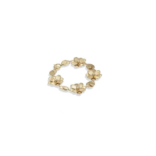 JMS always Bracelets Original Marco Bicego Petali Collection 18K Yellow Gold and Diamond Flower Bracelet BB2441 B Y 02 JMS always Bracelets Original Marco Bicego Petali Collection 18K Yellow Gold and Diamond Flower Bracelet BB2441 B Y 02
