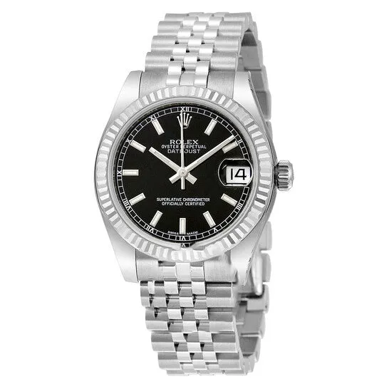 JMS always Bracelets Original Rolex Datejust Lady 31 Black Dial Stainless Steel Jubilee Bracelet Automatic Watch 178274BKSJ JMS always Bracelets Original Rolex Datejust Lady 31 Black Dial Stainless Steel Jubilee Bracelet Automatic Watch 178274BKSJ