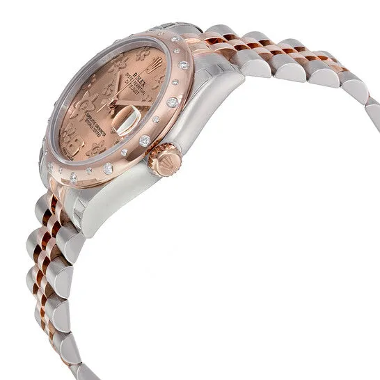 JMS always Bracelets Original Rolex Oyster Perpetual Datejust 31 Pink Floral Dial Stainless Steel and 18K Everose Gold Jubilee Bracelet Automatic Ladies Watch 178341PFAJ JMS always Bracelets Original Rolex Oyster Perpetual Datejust 31 Pink Floral Dial Stainless Steel and 18K Everose Gold Jubilee Bracelet Automatic Ladies Watch 178341PFAJ