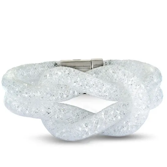 JMS always Bracelets Original Swarovski Stardust White Crystal Knot Bracelet 5184175 S Small JMS always Bracelets Original Swarovski Stardust White Crystal Knot Bracelet 5184175 S Small