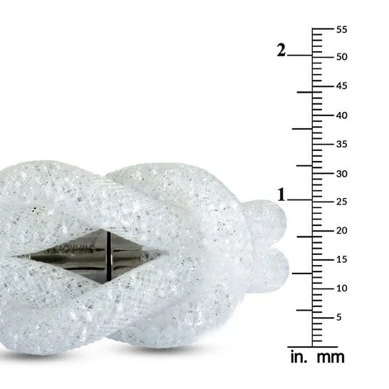 JMS always Bracelets Original Swarovski Stardust White Crystal Knot Bracelet 5184175 S Small JMS always Bracelets Original Swarovski Stardust White Crystal Knot Bracelet 5184175 S Small