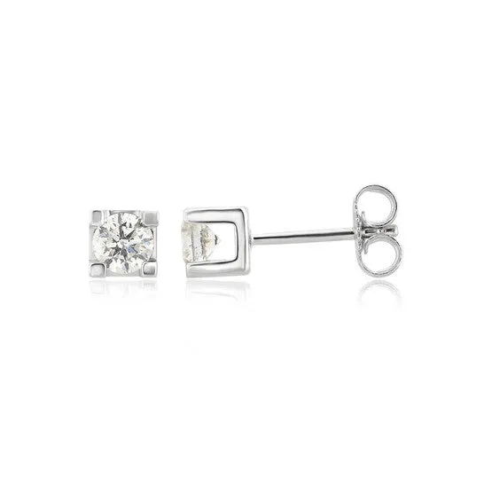 JMS always Earrings Original Diamond Muse 050 cttw 14KT White Gold Solitaire Diamond Stud Earrings for Women JMS always Earrings Original Diamond Muse 050 cttw 14KT White Gold Solitaire Diamond Stud Earrings for Women