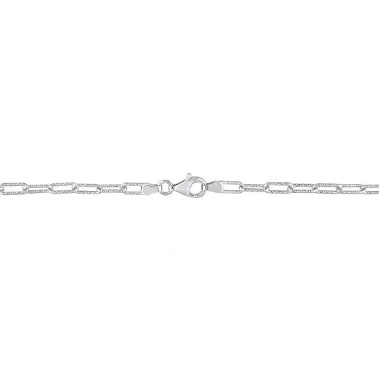 JMS always Necklaces Original AMOUR 35mm Fancy Paperclip Chain Necklace In Sterling Silver 18 In JMS always Necklaces Original AMOUR 35mm Fancy Paperclip Chain Necklace In Sterling Silver 18 In