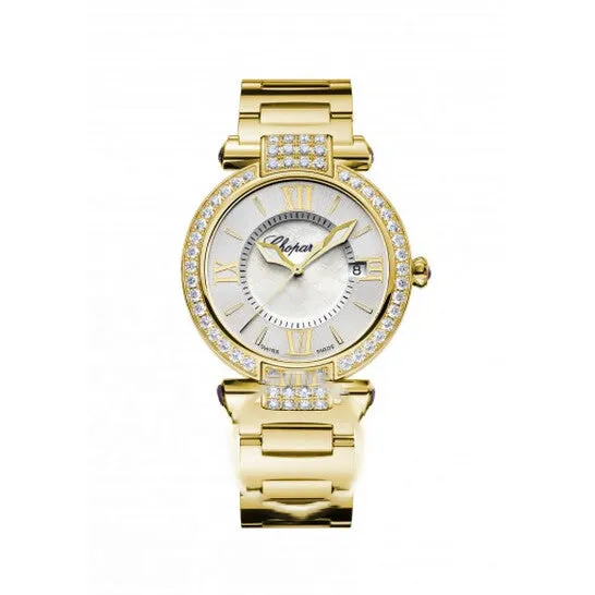 JMS always Necklaces Original Chopard Imperiale SilverMother of Pearl Dial 18K Yellow Gold Ladies Watch 3842210004