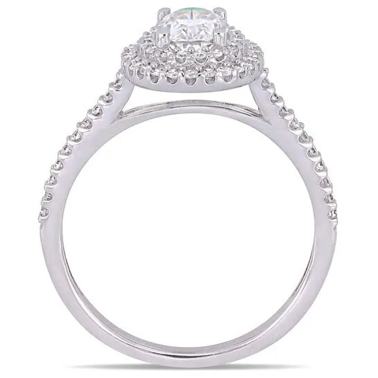 JMS always Original Amour 13 CT Diamond TW And 1 CT TGW Created MoissaniteWhite Fashion Ring 14k White Gold JMS005315 Rings JMS always Original Amour 13 CT Diamond TW And 1 CT TGW Created MoissaniteWhite Fashion Ring 14k White Gold JMS005315 Rings