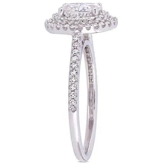 JMS always Original Amour 13 CT Diamond TW And 1 CT TGW Created MoissaniteWhite Fashion Ring 14k White Gold JMS005315 Rings JMS always Original Amour 13 CT Diamond TW And 1 CT TGW Created MoissaniteWhite Fashion Ring 14k White Gold JMS005315 Rings