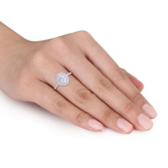 JMS always Original Amour 13 CT Diamond TW And 1 CT TGW Created MoissaniteWhite Fashion Ring 14k White Gold JMS005315 Rings JMS always Original Amour 13 CT Diamond TW And 1 CT TGW Created MoissaniteWhite Fashion Ring 14k White Gold JMS005315 Rings