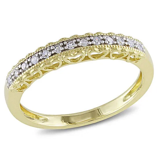 JMS always Original Amour Diamond 10K Yellow Gold Ring Rings