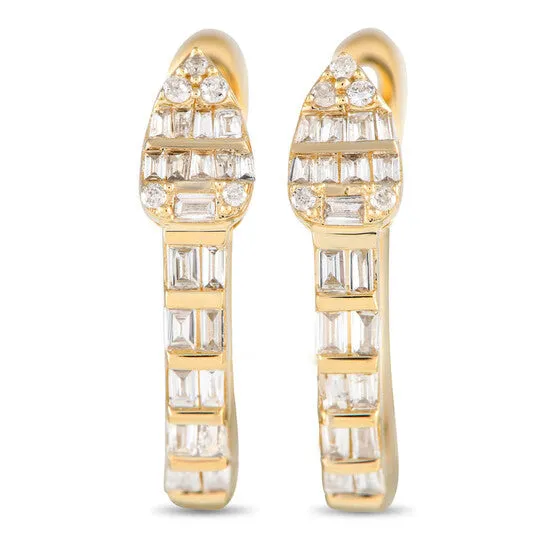 JMS always Original LB Exclusive 14K Yellow Gold 070ct Diamond Huggie Earrings ER28164 Y Earrings JMS always Original LB Exclusive 14K Yellow Gold 070ct Diamond Huggie Earrings ER28164 Y Earrings