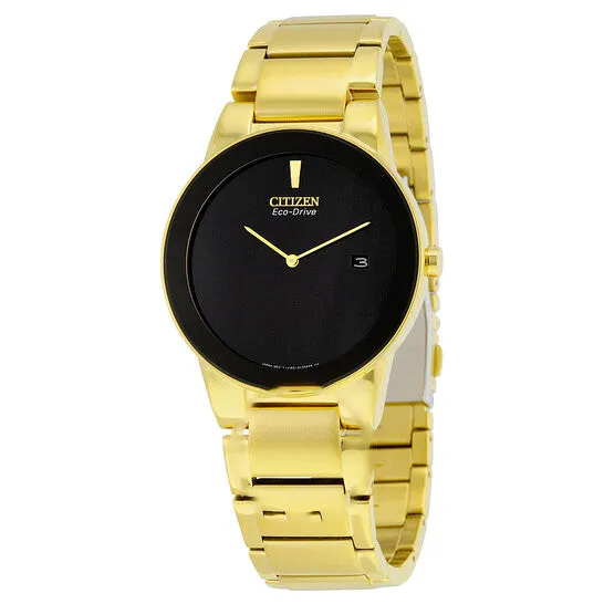 JMS always Rings Original Citizen Axiom Black Dial Goldtone Mens Watch AU106256E JMS always Rings Original Citizen Axiom Black Dial Goldtone Mens Watch AU106256E