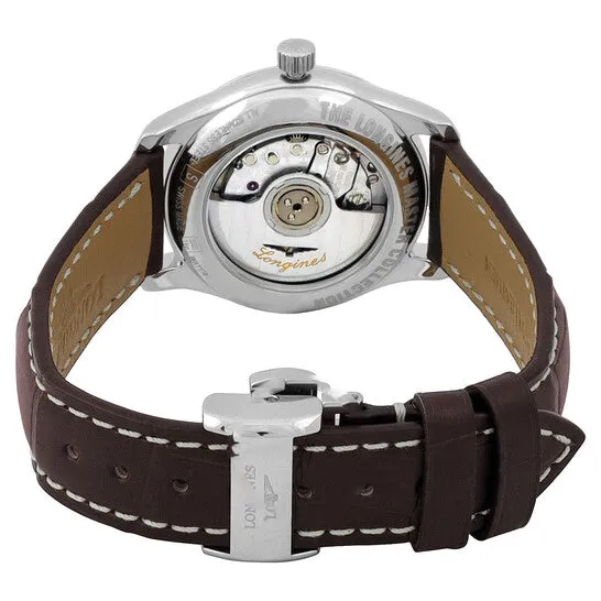 JMS always Rings Original Longines Master Collection Silver Dial Brown Leather Band Stainless Steel Case Automatic Ladies Watch L22574783 JMS always Rings Original Longines Master Collection Silver Dial Brown Leather Band Stainless Steel Case Automatic Ladies Watch L22574783