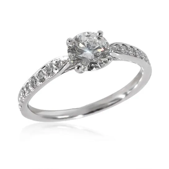 JMS always Rings Original PreOwned Tiffany Co Harmony Diamond Engagement Ring in Platinum G VS1 077 CT JMS always Rings Original PreOwned Tiffany Co Harmony Diamond Engagement Ring in Platinum G VS1 077 CT