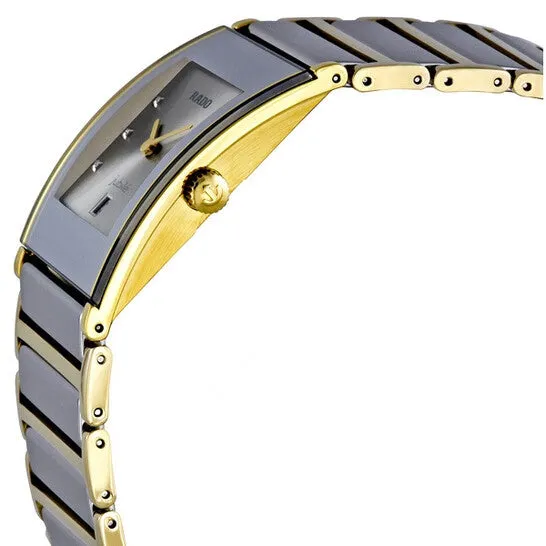 JMS always Rings Original Rado Integral Silver Dial Two Tone Ceramic Unisex Watch R20749702 JMS always Rings Original Rado Integral Silver Dial Two Tone Ceramic Unisex Watch R20749702