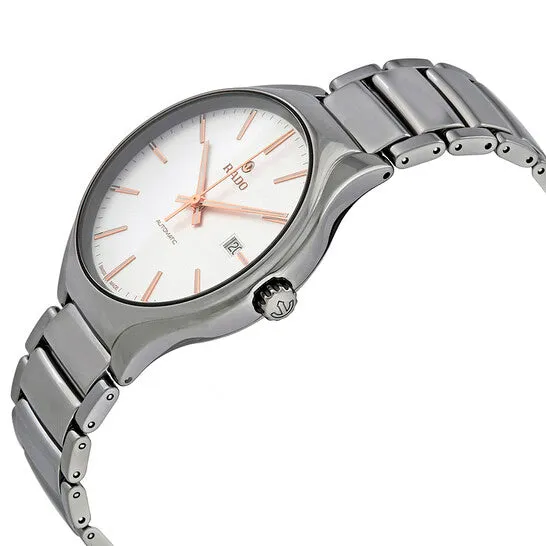 JMS always Rings Original Rado True Grey Ceramic SilverTone Dial Automatic Watch R27057112 JMS always Rings Original Rado True Grey Ceramic SilverTone Dial Automatic Watch R27057112