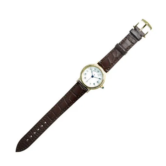 JMS always Watches Original Breguet Classique Mother of Pearl Dial 18kt Yellow Gold Diamond Black Leather Ladies Watch 8068BA52964DD00 JMS always Watches Original Breguet Classique Mother of Pearl Dial 18kt Yellow Gold Diamond Black Leather Ladies Watch 8068BA52964DD00