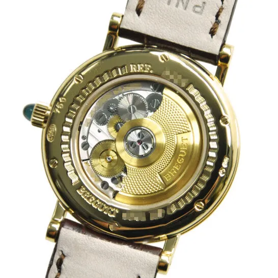 JMS always Watches Original Breguet Classique Mother of Pearl Dial 18kt Yellow Gold Diamond Black Leather Ladies Watch 8068BA52964DD00 JMS always Watches Original Breguet Classique Mother of Pearl Dial 18kt Yellow Gold Diamond Black Leather Ladies Watch 8068BA52964DD00
