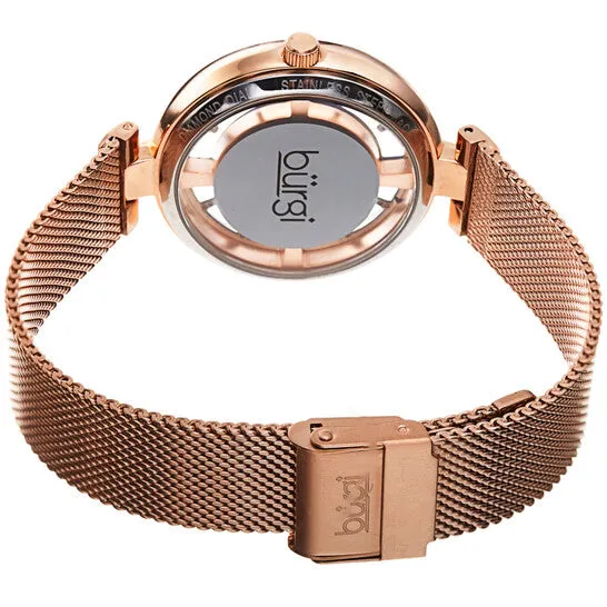 JMS always Watches Original Burgi Quartz Diamond Blue Dial Ladies Watch BUR262RGBU JMS always Watches Original Burgi Quartz Diamond Blue Dial Ladies Watch BUR262RGBU