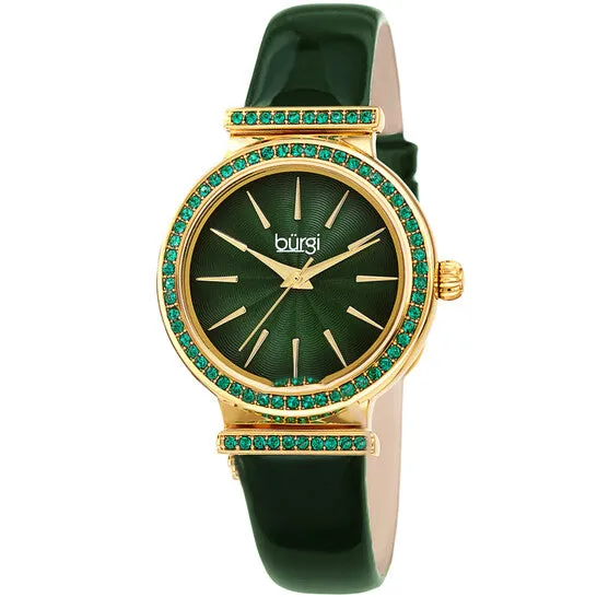 JMS always Watches Original Burgi Quartz Green Dial Ladies Watch BUR243GN JMS always Watches Original Burgi Quartz Green Dial Ladies Watch BUR243GN