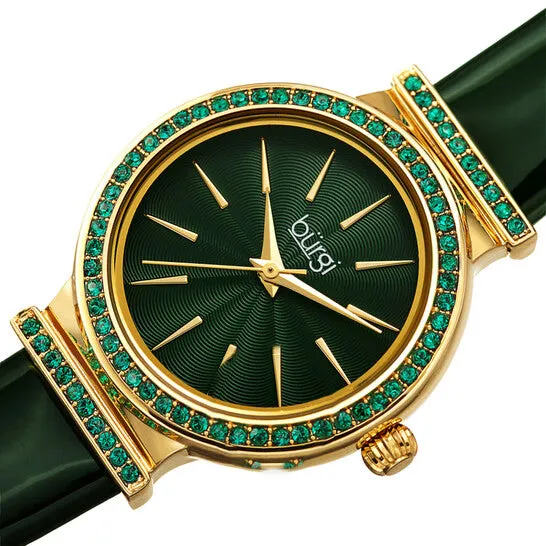 JMS always Watches Original Burgi Quartz Green Dial Ladies Watch BUR243GN JMS always Watches Original Burgi Quartz Green Dial Ladies Watch BUR243GN