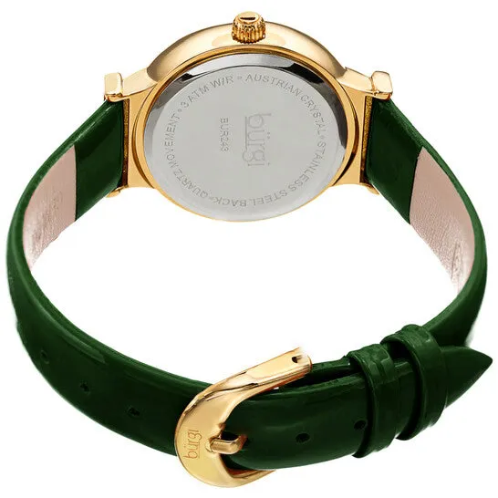 JMS always Watches Original Burgi Quartz Green Dial Ladies Watch BUR243GN JMS always Watches Original Burgi Quartz Green Dial Ladies Watch BUR243GN